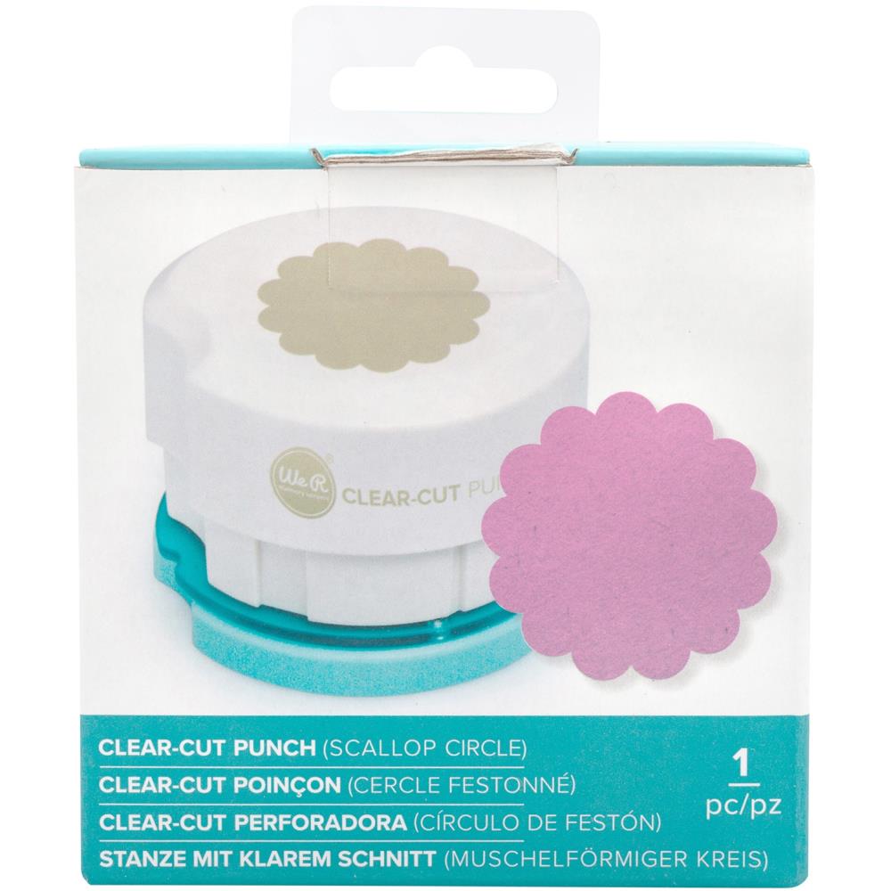 Clear Cut Punch 2&quot; Scallop Circle / Perforadora de Círculo Escalopa Perforadoras We R Memory Keepers