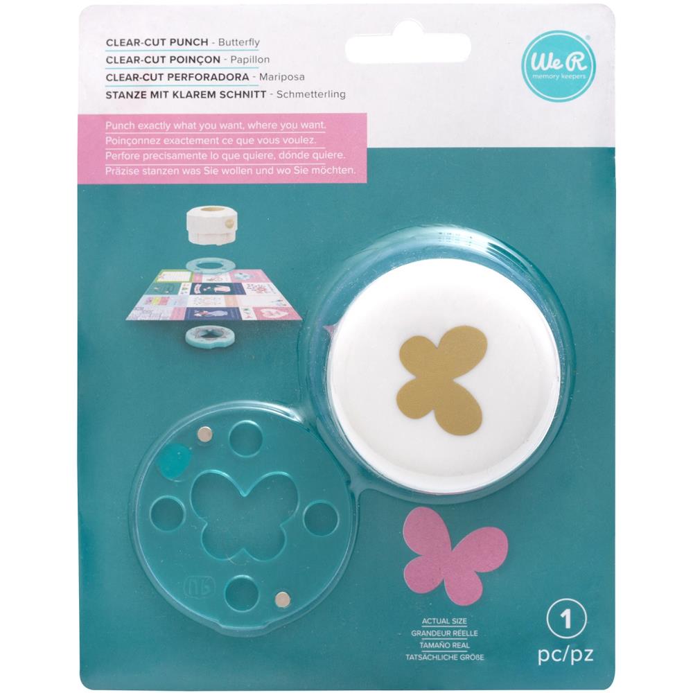 Clear Cut Punch 1&quot; Butterfly / Perforadora de Mariposa Perforadoras We R Memory Keepers