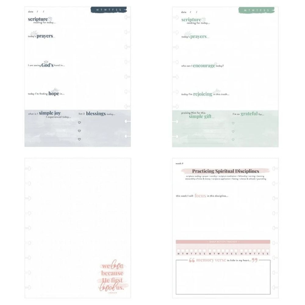Happy Planner Grace For Today Undated Planner /  Agenda Planificadora 4 Meses de Gracia Descontinuado Me &amp; My Big Ideas