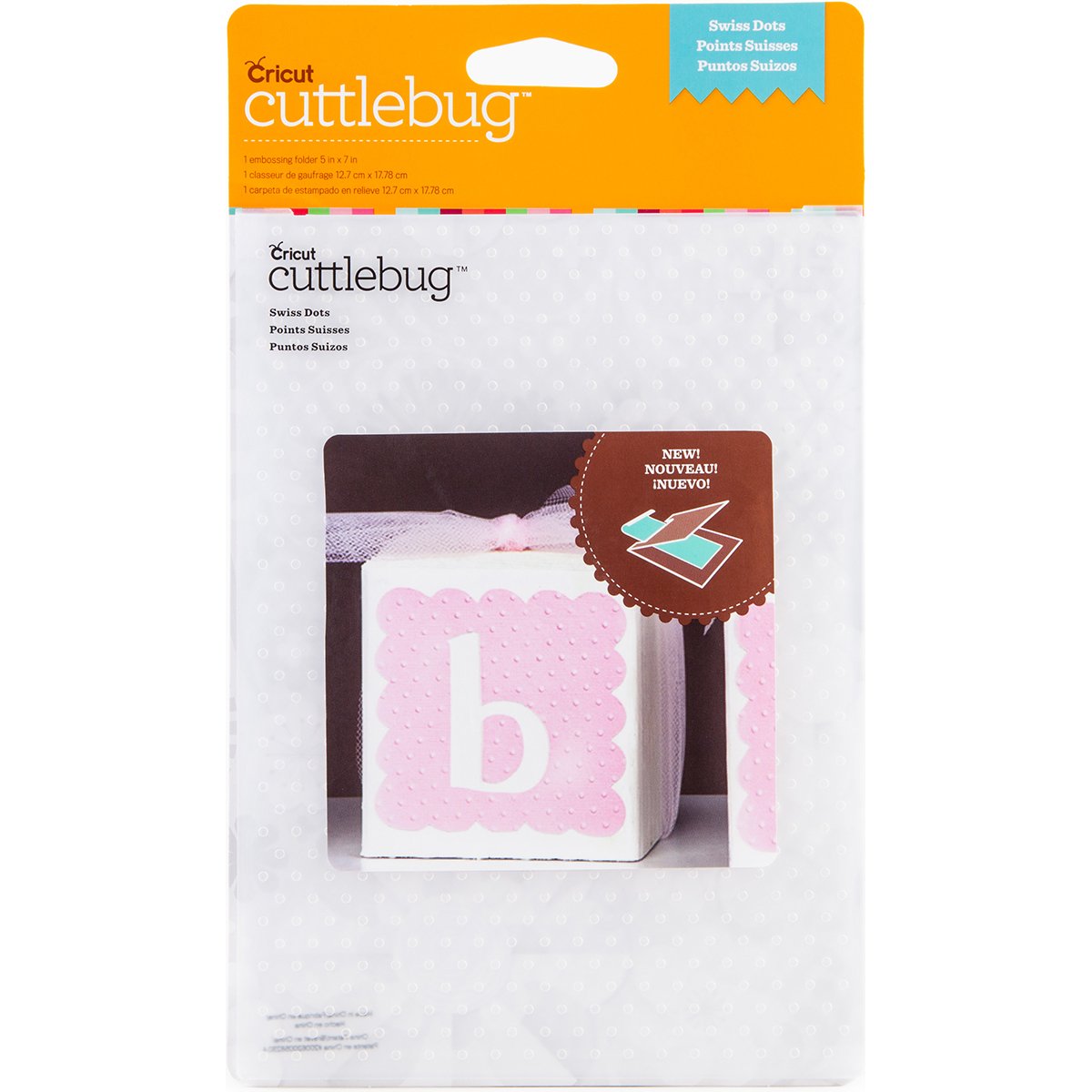 Swiss Dots Embossing Folder / Folder de Grabado Puntitos Descontinuado Cuttlebug