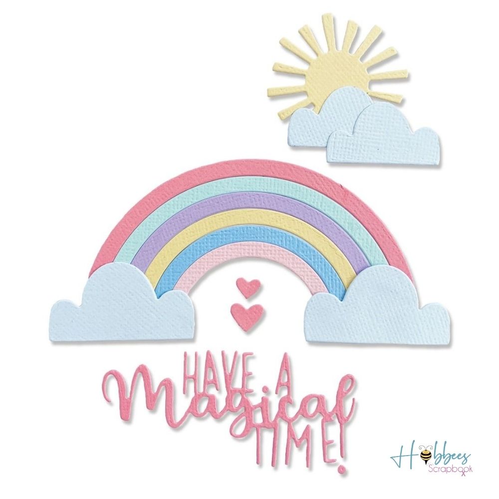 Thinlits Rainbow Magic Die / Suaje Arcoiris Descontinuado Sizzix