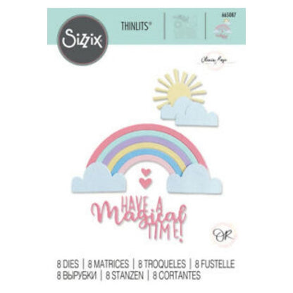 Thinlits Rainbow Magic Die / Suaje Arcoiris Descontinuado Sizzix