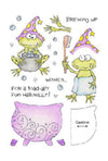 Sellos de Polímero Halloween de Rana / Halloween Frog