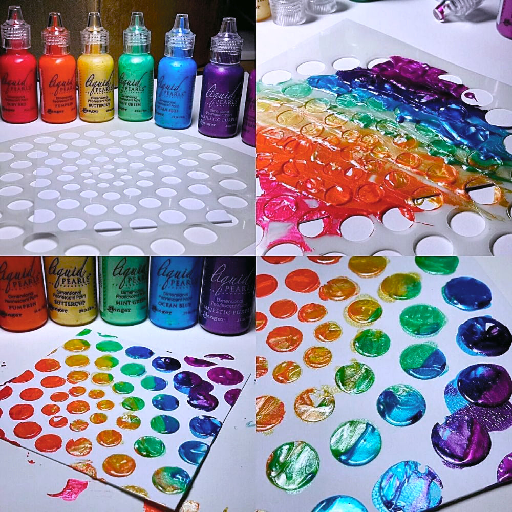 Dimensional Pearlescent Paint Mermaid / Pintura Dimensional Azul Verdoso Pintura Dimensional Ranger