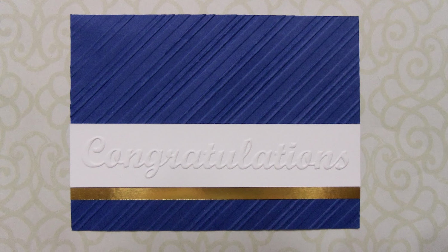 Embossing Diagonal Stripe / Folder de Grabado Diagonales DESCONTINUADO Darice