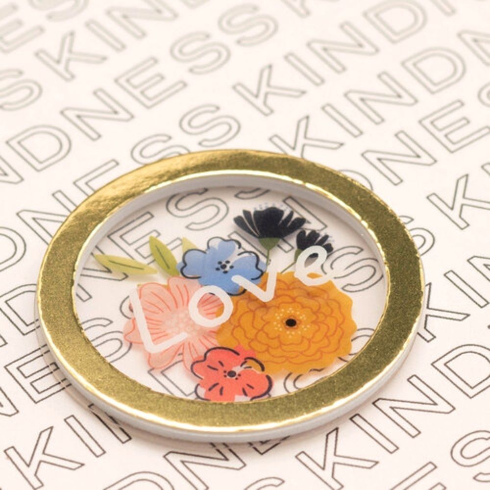 Reaching Out Pressed Flowers Stickers / Estampas Flores 3D Stickers American Crafts