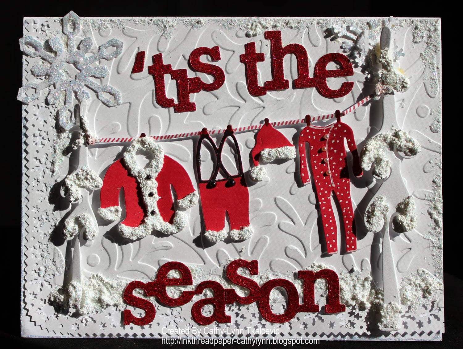 Suaje de Corte de ropa de santa / Santa´s Laundry Dies Dados de Corte / Suajes / Troqueles Cheery Lynn Designs