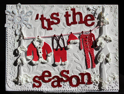 Suaje de Corte de ropa de santa / Santa´s Laundry Dies Dados de Corte / Suajes / Troqueles Cheery Lynn Designs