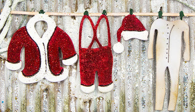 Suaje de Corte de ropa de santa / Santa´s Laundry Dies Dados de Corte / Suajes / Troqueles Cheery Lynn Designs