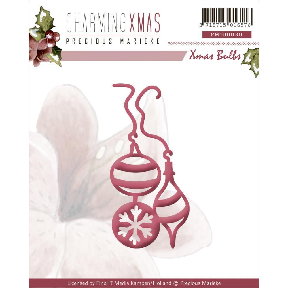 Charming Christmas Spheres Die / Suaje de Corte de Esferas de Navidad Descontinuado Precious Marieke