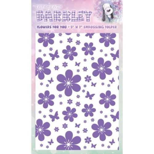 Flowers For You Embossing Folder / Folder de Grabado Flores Descontinuado Crafter&
