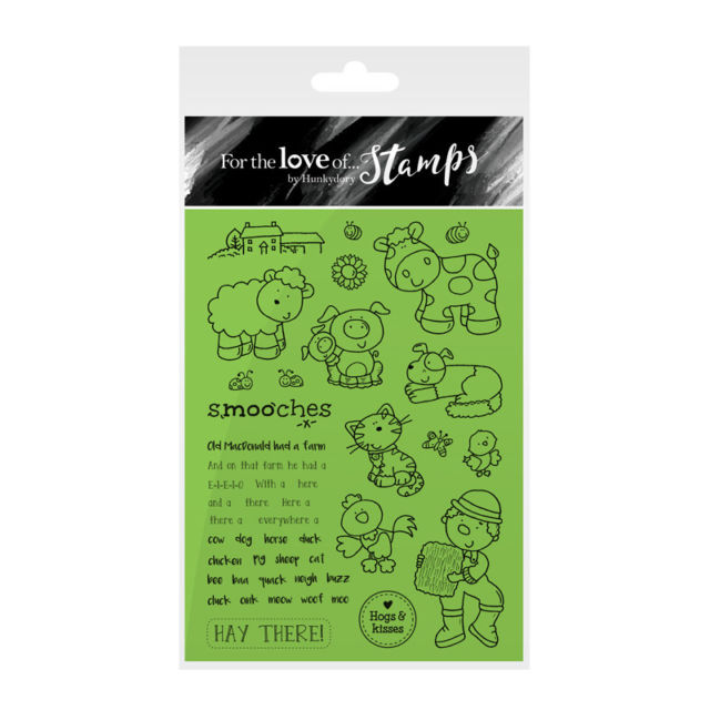 Stamps Old Macdonald &amp; Friends / Sellos de Animales y Granja Descontinuado Hunkydory