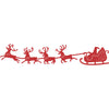 Suaje de Corte de Trineo de Santa / Santa&#39;s Sleigh and Reindeer die