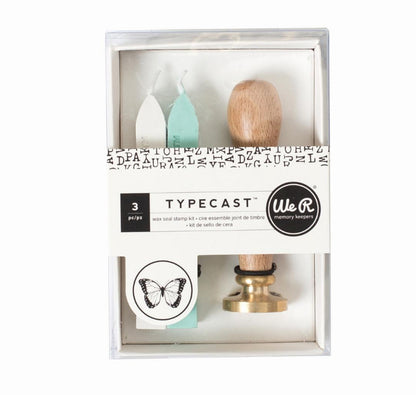 Typecast Seal Stamp Kit / Kit de Sello y Lacre Descontinuado We R Memory Keepers