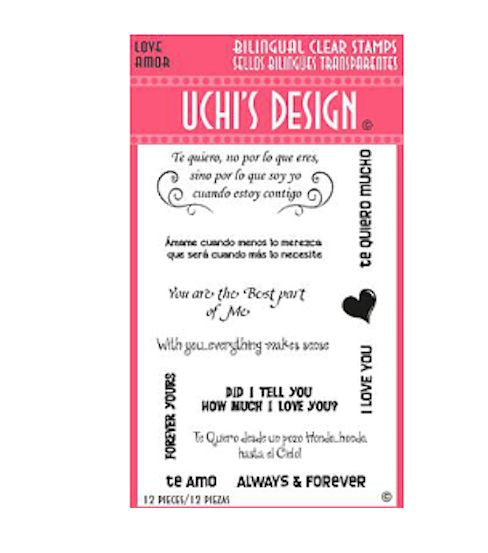 Love Stamps / Sellos En Español Frases de Amor Descontinuado Uchis Desing