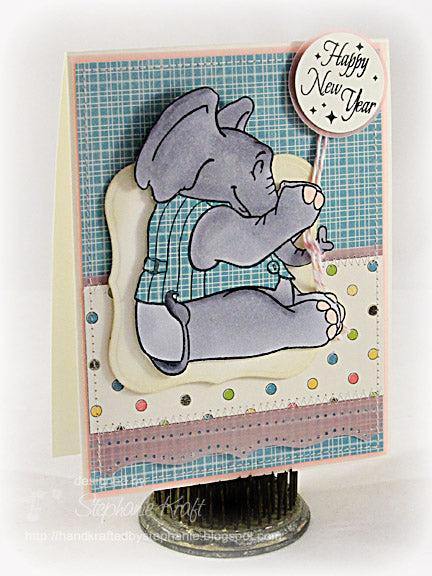 Ellie Time Cling Stamps / Sellos de Elefante Descontinuado JustRite