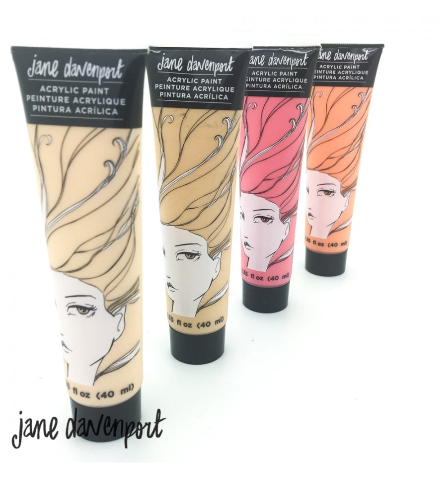 Acrylic Paint Kit / Juego de Pinturas Acrilicas Descontinuado Jane Davenport