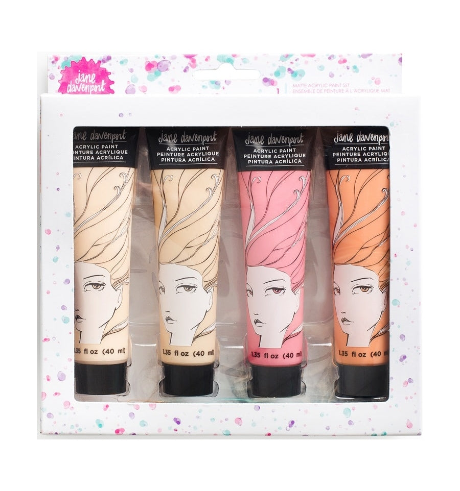 Acrylic Paint Kit / Juego de Pinturas Acrilicas Descontinuado Jane Davenport