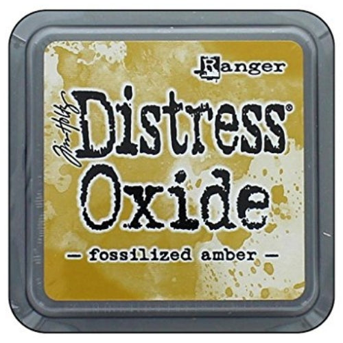 Tim Holtz Distress Oxide Fossilized Amber / Cojin de Tinta Efecto Ambar