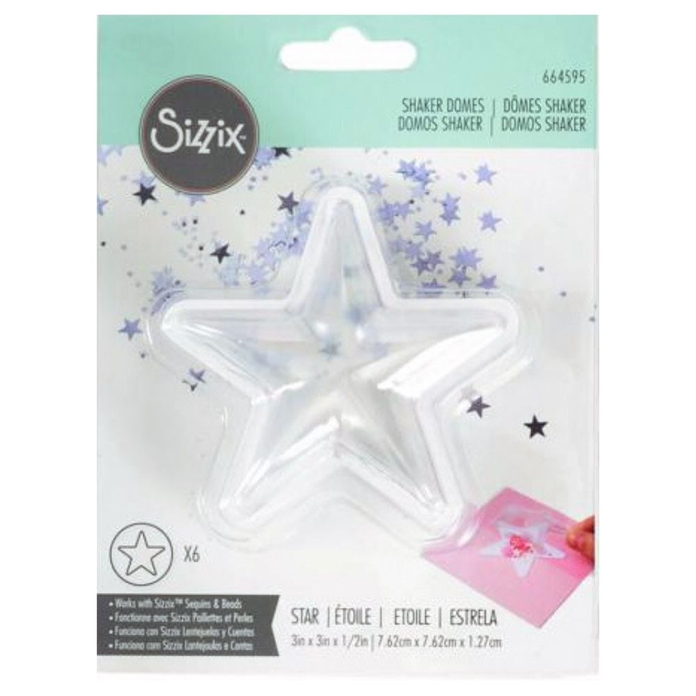 Shaker Domes Star 3" / Domo Estrella 3D de 7.62 cm