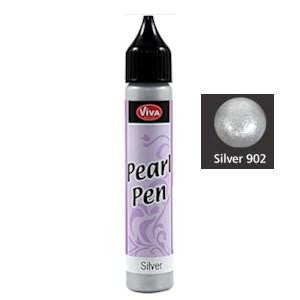 Pearl Pen Silver Chrome / Gel Cromado