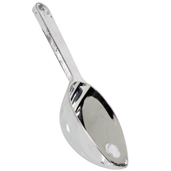 Silver Plastic Scoop / Cucharón de Plástico Plateado Descontinuado Amscan