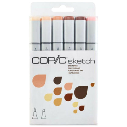 Sketch Markers Skin Tones 1 / 6 Marcadores Alcohol Tonos Piel Descontinuado Copic