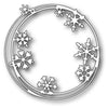 Stitched Snowflake Ring / Suaje de Corte de Circulo de Copo de Nieve