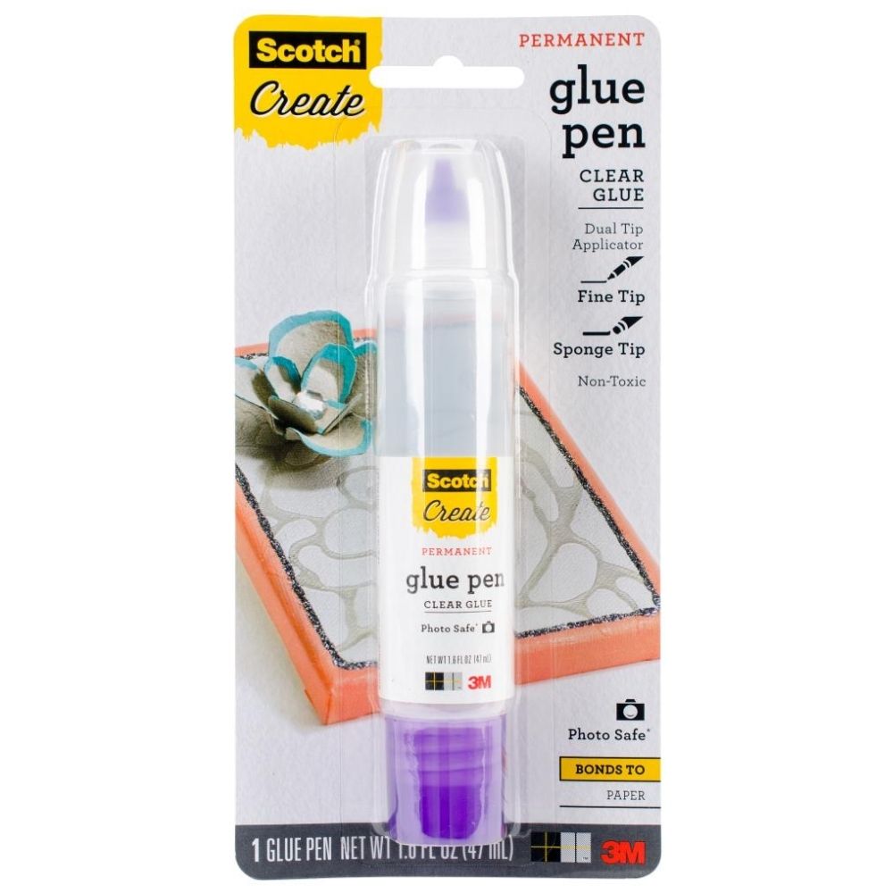 Scrapbooker's 2-Way Glue Pen / Bolígrafo de Pegamento 2 Puntas
