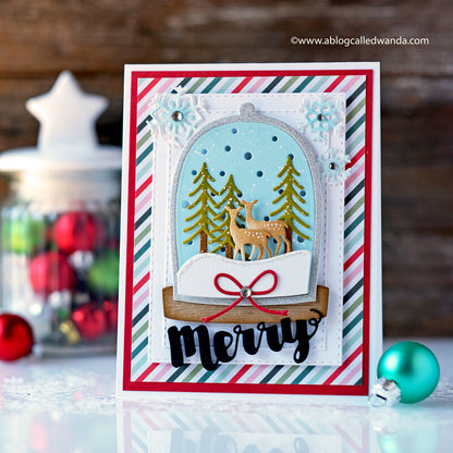 Merry Little Christmas Paper Pad 6&quot; / Block de Papel Decorado Navidad Descontinuado Pebbles