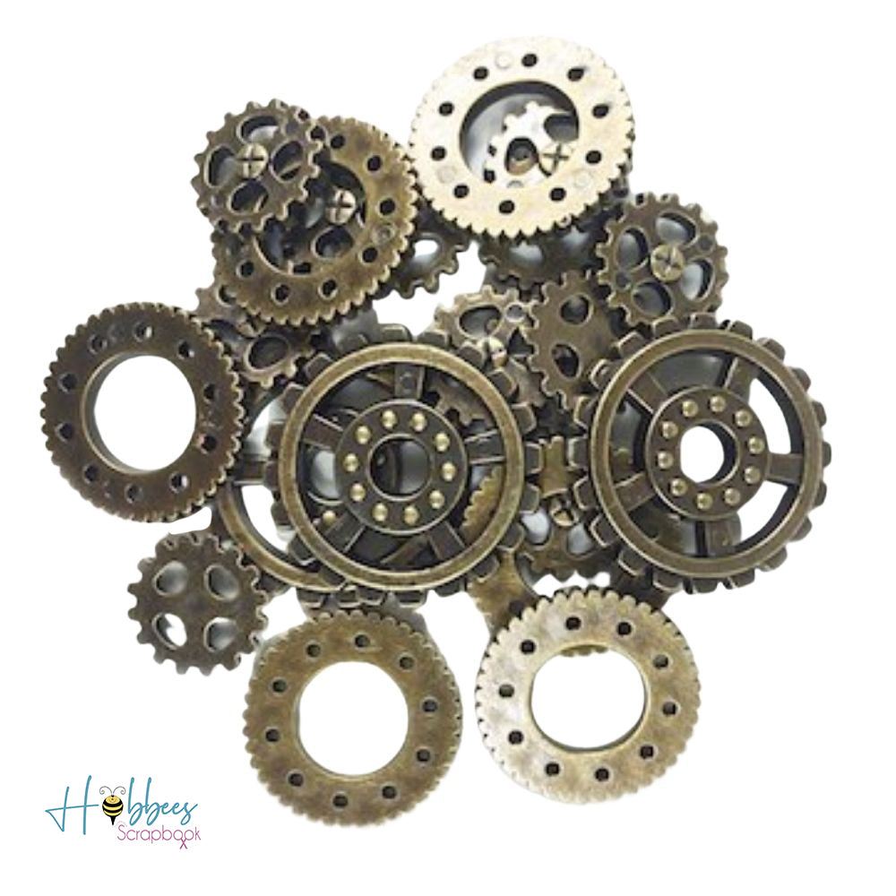 Steampunk Gears Buttons / Botones de Engranes Steampunk Descontinuado Blumenthal Lansing
