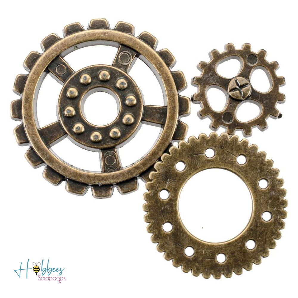 Steampunk Gears Buttons / Botones de Engranes Steampunk Descontinuado Blumenthal Lansing