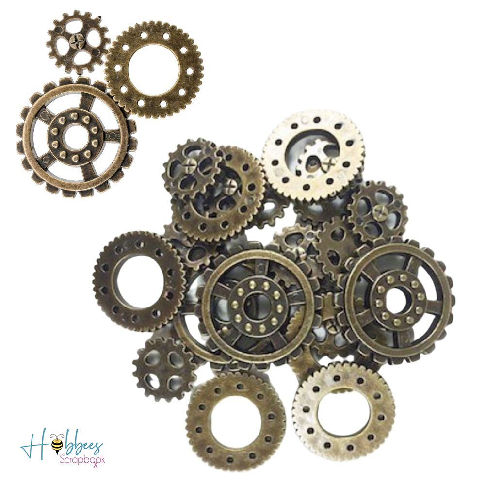 Steampunk Gears Buttons / Botones de Engranes Steampunk Descontinuado Blumenthal Lansing