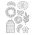 Jen Hadfield Die Set / Set de 9 Suajes Descontinuado We R Memory Keepers