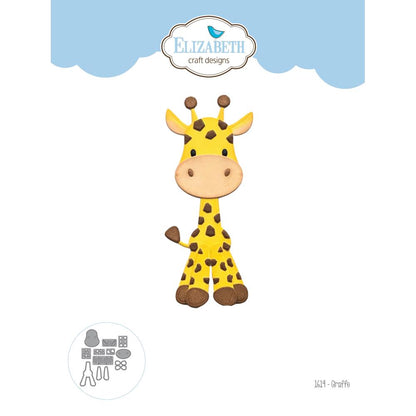 Giraffe Die / Suaje de Corte Jirafa Descontinuado Elizabeth Craft Designs