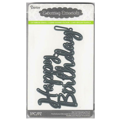 Happy Birthday Die Cut / Suaje Happy Birthday Descontinuado Darice