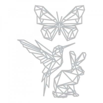 Thinlits Geo Springtime Die / Suajes Silueta de Animales de Primavera Descontinuado Sizzix