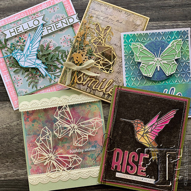 Thinlits Geo Springtime Die / Suajes Silueta de Animales de Primavera Descontinuado Sizzix