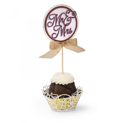 Thinlits Cupcake Wrapper &amp; Toppers Dies / Suaje Cubre Cupcake y Topper Descontinuado Sizzix