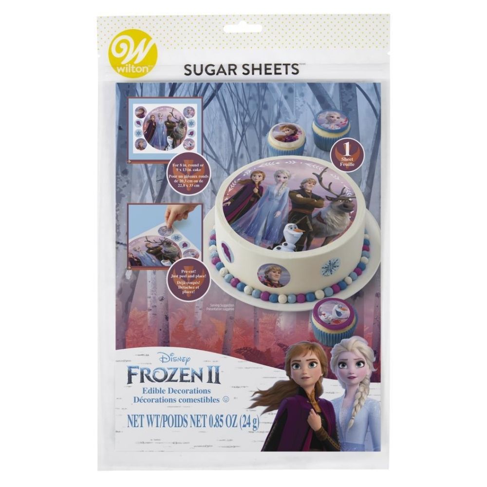 Frozen II Sugar Sheet / Hoja de Azúcar Pastel Frozen 2