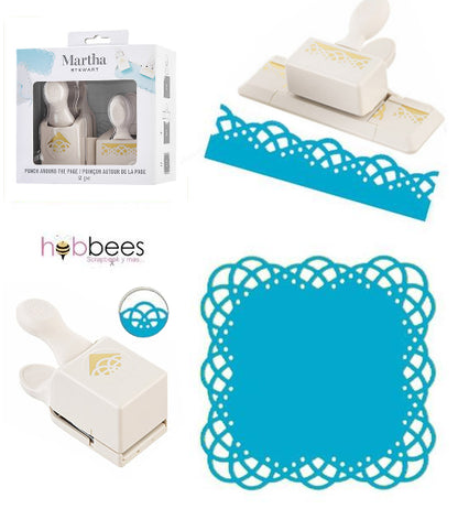 Punch Around Swirling Lace  / Perforadora de Orilla y Esquina Encajes con Torbellinos Descontinuado Martha Stewart