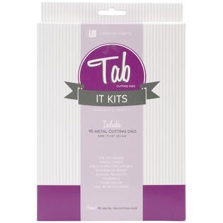 Tab it Kit Die / Kit de 16 Suajes e imágenes Vectorizadas para Cortar