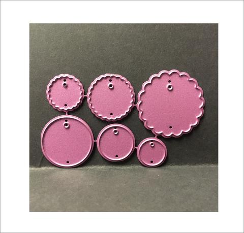 Tags 3 Die / Suajes Para Etiquetas Dados de Corte / Suajes / Troqueles Cheery Lynn Designs