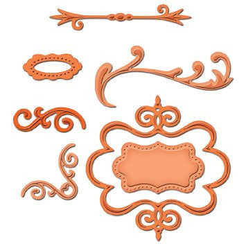 Suaje de Corte de Borde y Etiqueta / Twisted Metal Tags and Accents Dados de Corte / Suajes / Troqueles Spellbinders