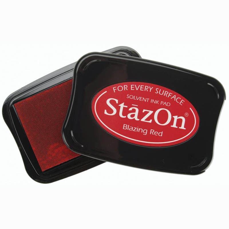 StazOn Blazing Red / Tinta Solvente Rojo Ardiente