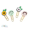 This Is Family Metal Clips / Clips Metálicos Flores y Niños