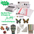 Big Shot PLUS White & Gray Machine + 38 Suajes / Paquete Especial Tim Holtz Máquina de Corte y Grabado Descontinuado Sizzix