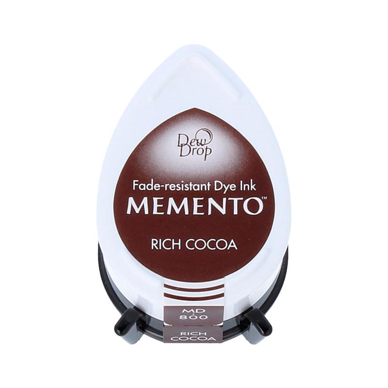 Rich Cocoa Memento Dew Drop / Cojín de Tinta para Sellos Café
