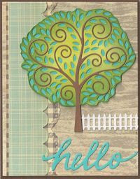 Suaje de Corte de Arbol de Ondas / Swirly Tree Descontinuado Memory Box