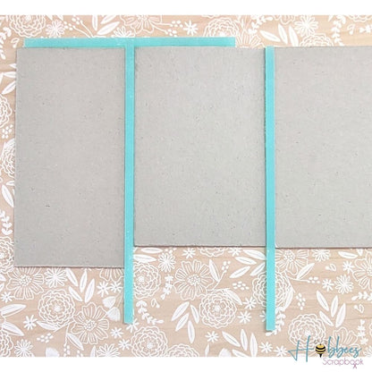 Escuadras para Encuadernación Color Aqua Descontinuado Hobbees